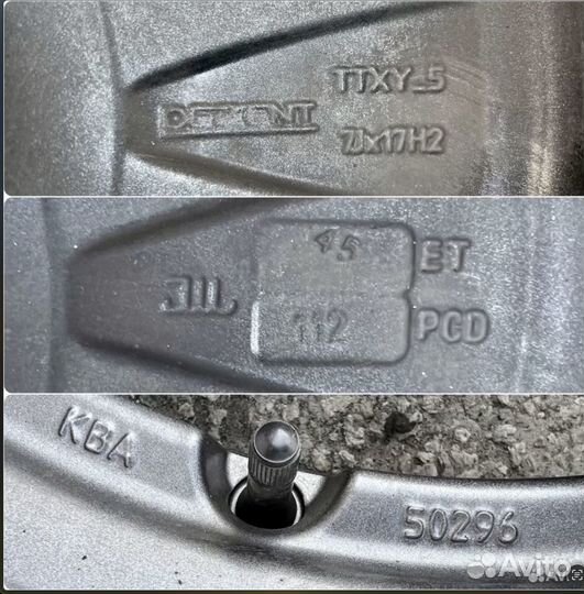 Литые диски dezent r17 5x112 volkswagen/skoda