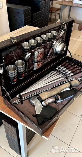 Набор подарочный для барбекю в футляре