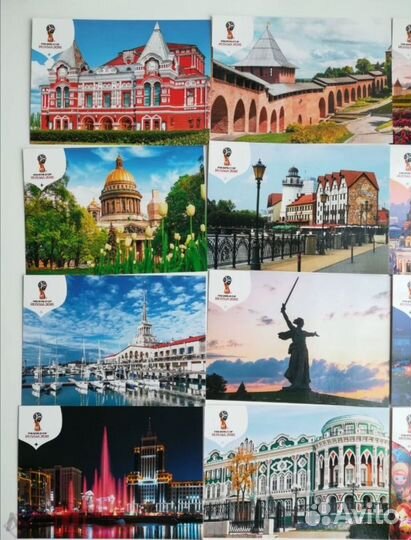 Набор открытки чемпионат мира футболу 2018 фифа