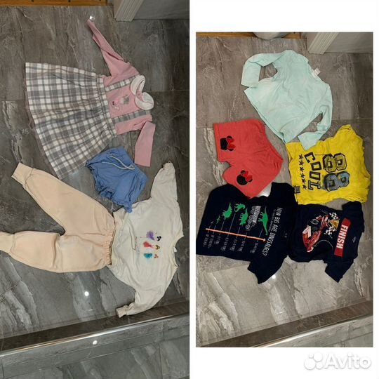 Детские вещи пакетом на девочку 98 104