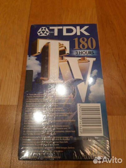 Новая видеокассета TDK 180 VHS For daily use