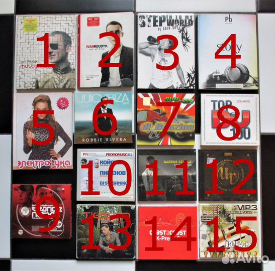 CD-диски сборники клубной музыки транс хаус