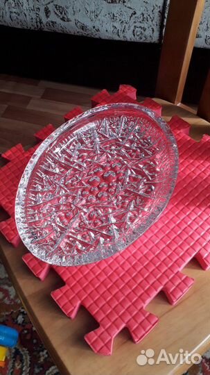 Хрустальное блюдо