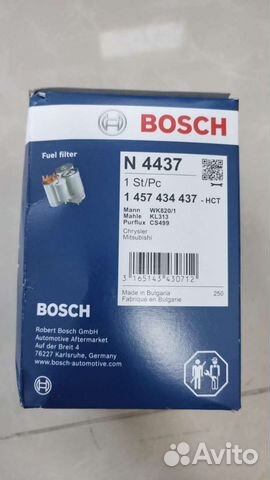 Топливный фильтр Bosch 1457434437