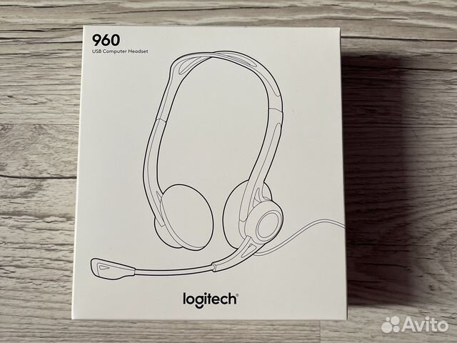 Наушники с микрафоном logitech 960 новые