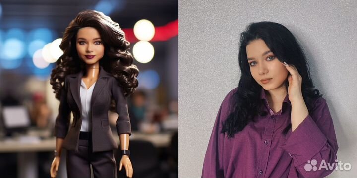 Аватарка в стиле барби или кен за час