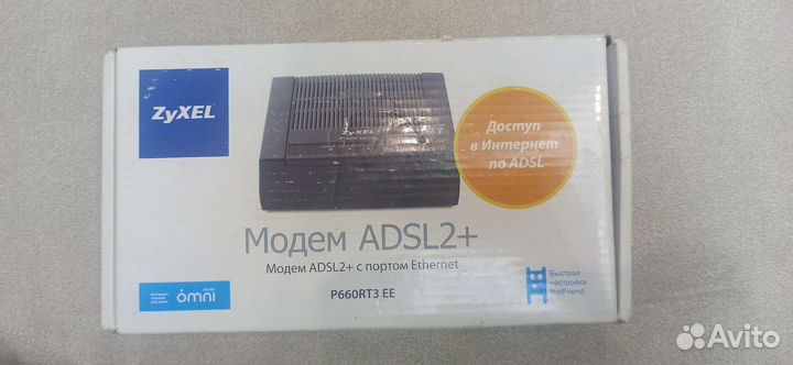 Модем adsl2 с портом интернет Zyxel p600