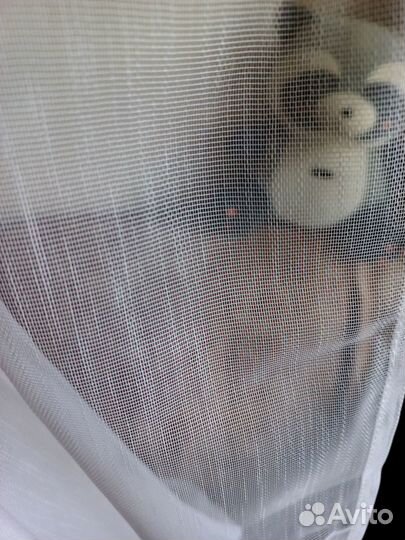 Тюль(микросетка дождик) новый