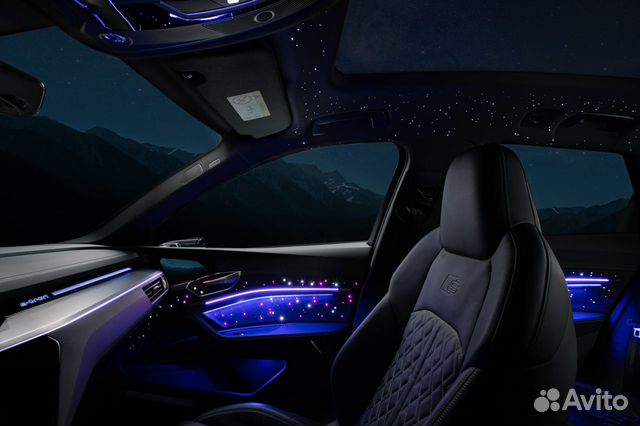 Audi E-trone Звездное небо