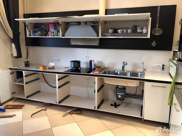 Сборка кухни Установка бытовой техники Сантехник