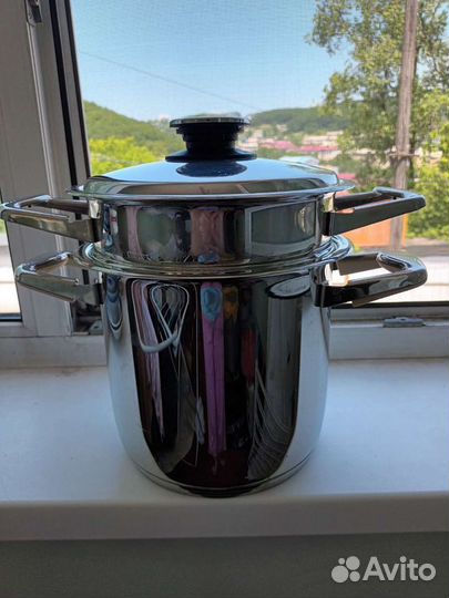Zepter оригинал. Кастрюля с пароваркий