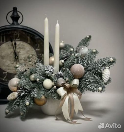 Рождественские композиции из датской ели