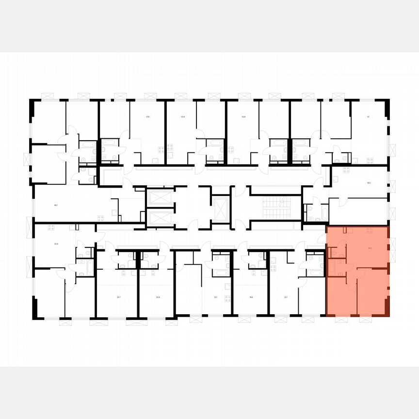 2-к. квартира, 47,5 м², 16/25 эт.