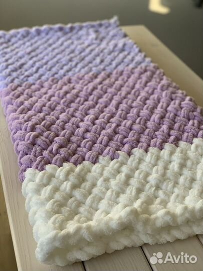 Плед детский плюшевый