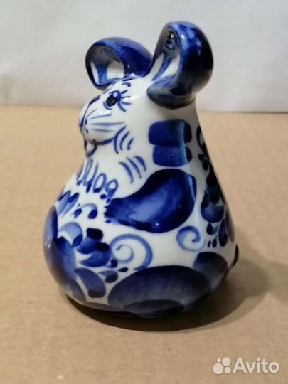 Заяц фарфор гжель