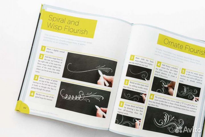 Книга меловой леттеринг