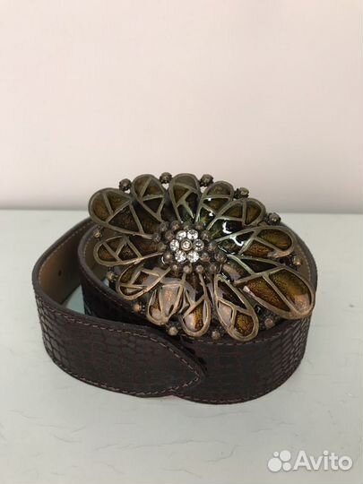 Ремень женский кожаный италия