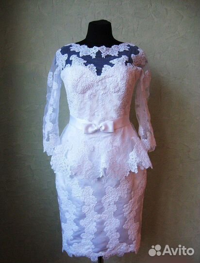 Платье свадебное в стиле Одри Хепберн