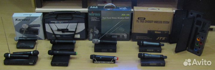 Микрофоны Вокал Pro 8шт Радио Shure C-Mark Samson