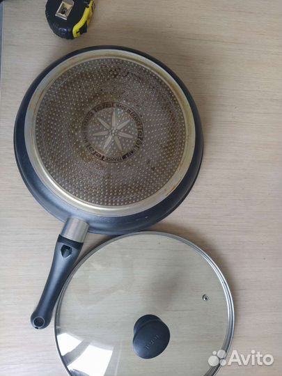 Сковорода Тефаль большая всмпо нержавейка