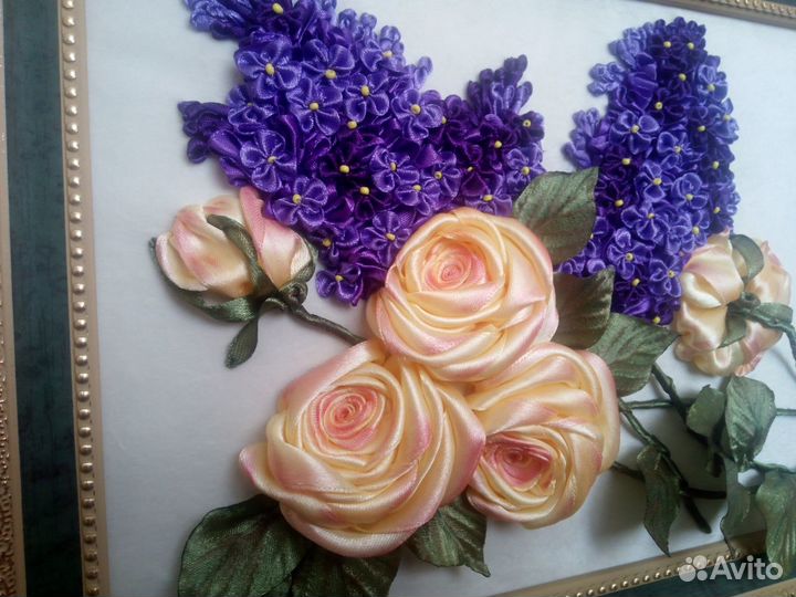 Картина лентами