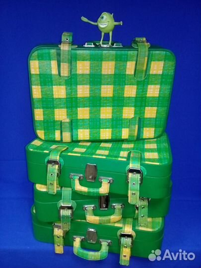 Чемодан винтажный 5штук для игры в чемоданы ;)