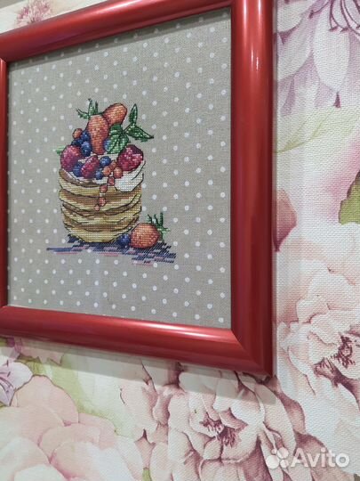 Картина вышитая крестом