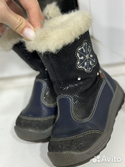 Сапоги с натуральным мехом