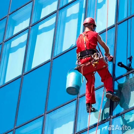 Мойка окон и фасадов