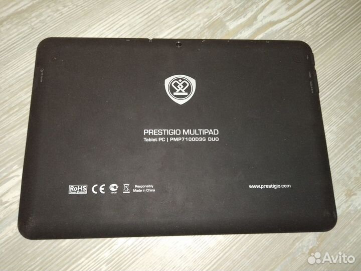 Планшет Prestigio pmp7100d3g DUO Не включается
