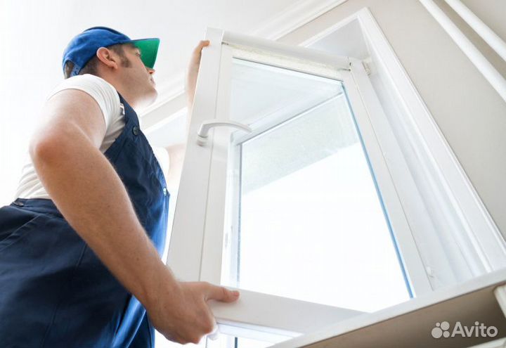 Монтаж окон пвх