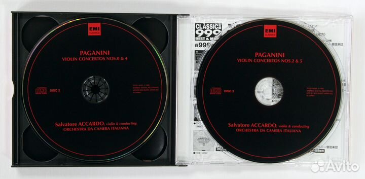 Salvatore Accardo Paganini Japan 3CD with OBI