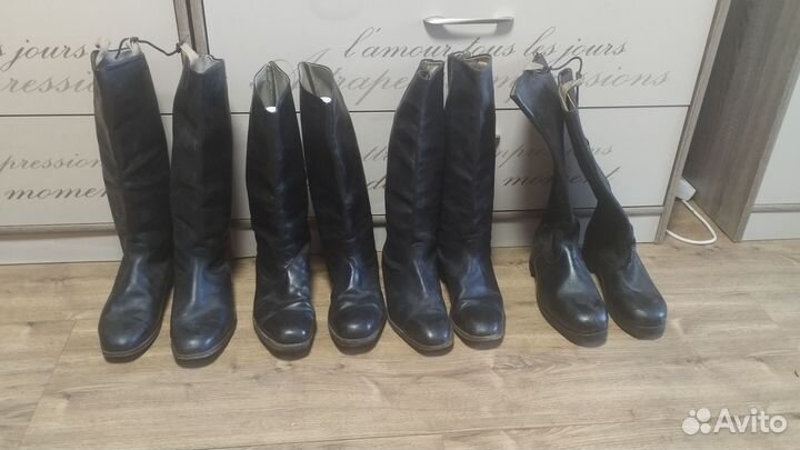 Сапоги хромовые и яловые