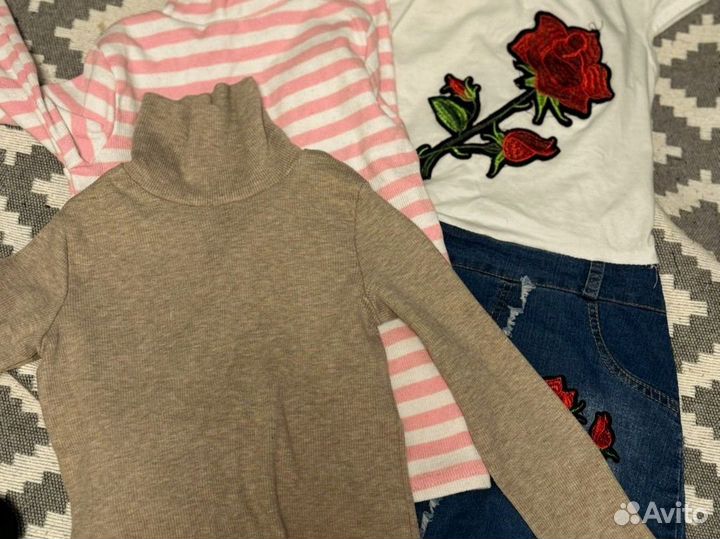 Вещи пакетом на девочку 110 116