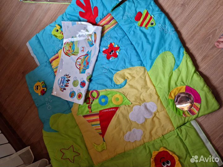 Развивающий детский коврик 3 в 1