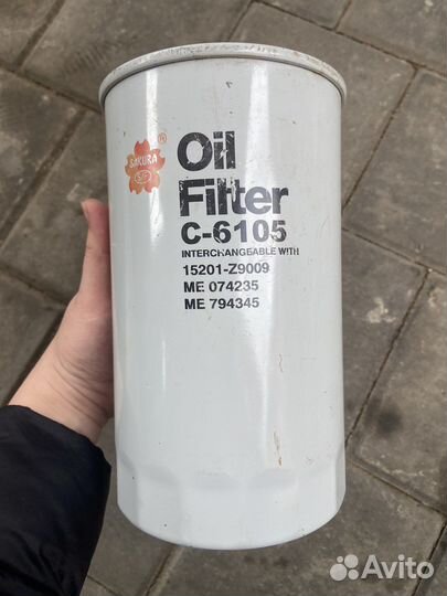 Sakura C6105 фильтр масляный