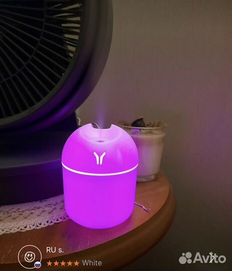 Бесшумный мини увлажнитель воздуха