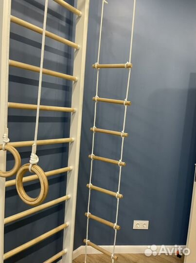 Кольца спортивные, канат, тарзанка, лестница