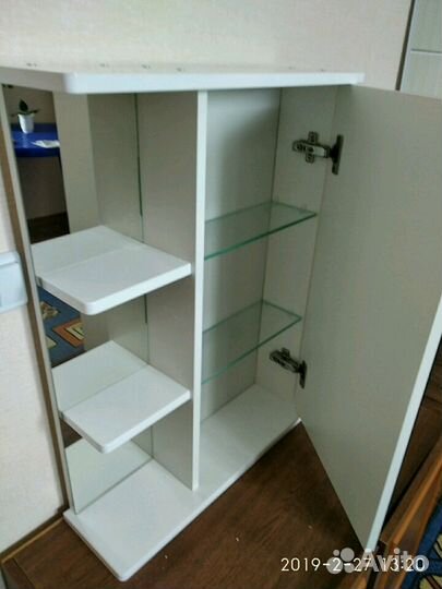 Шкаф зеркальный для ванны