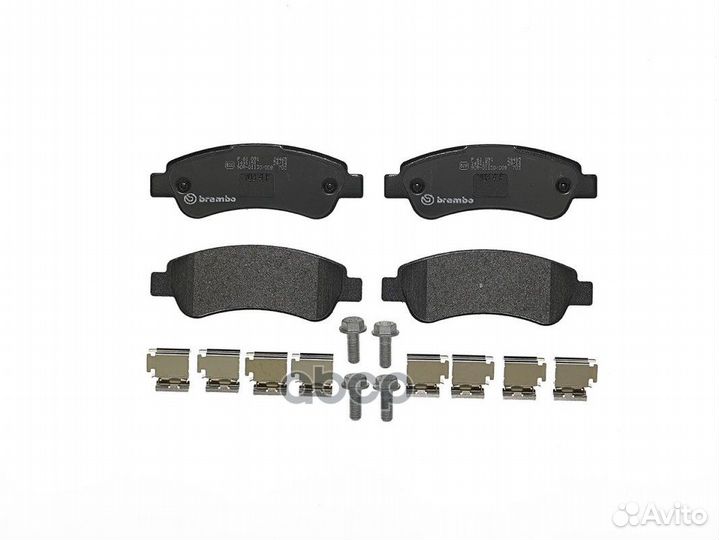 Колодки тормозные дисковые зад P61091 Brembo