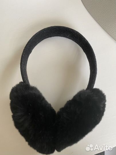 Тёплые меховые наушники