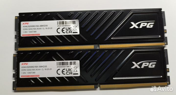 Ddr4 16gb 3200 xpg