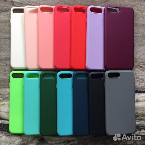 Чехол для iPhone 7 Plus / 8 Plus закрытый низ