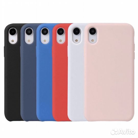 Чехлы Silicone Case iPhone XR