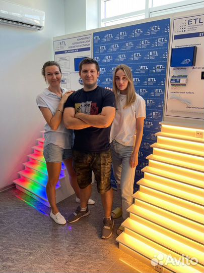 Подсветка лестницы с датчиками движения