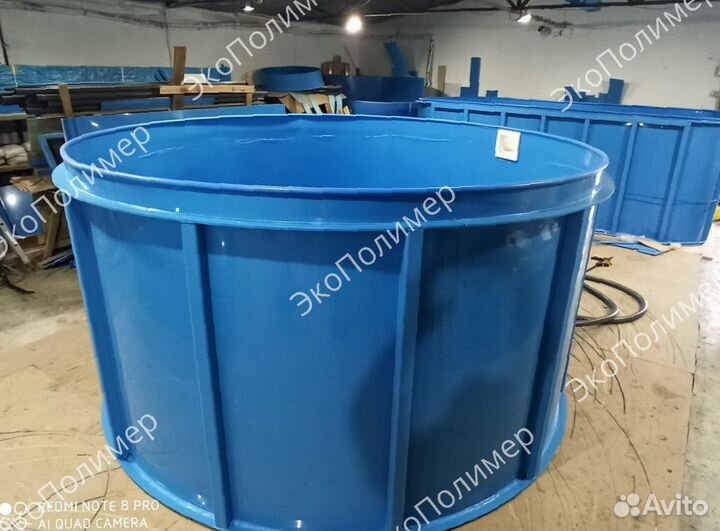 Бассейн из полипропилена круглый 4х1,2