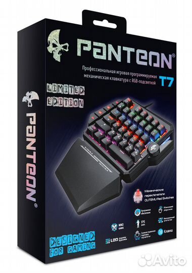 Новый игровой Кейпад Panteon t7 - механика