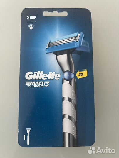 Станок с кассетой Gillett mach3 Turbo