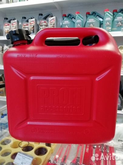 Канистра пластиковая С воронкой 10Л