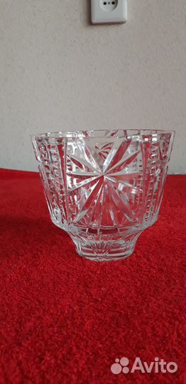 Салатник,ладья,ваза. Хрусталь